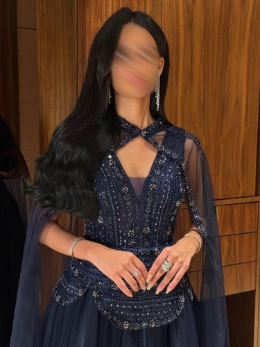فستان Celestial كحلي