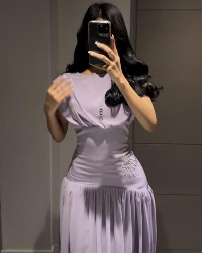 فستان katy بنفسجي