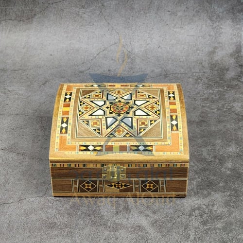 علبة سورية موزاييك فاخرة ( 50 - 100 جرام )