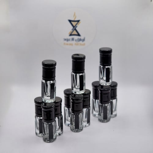 12 ربع تولة ميل زجاجي أسود