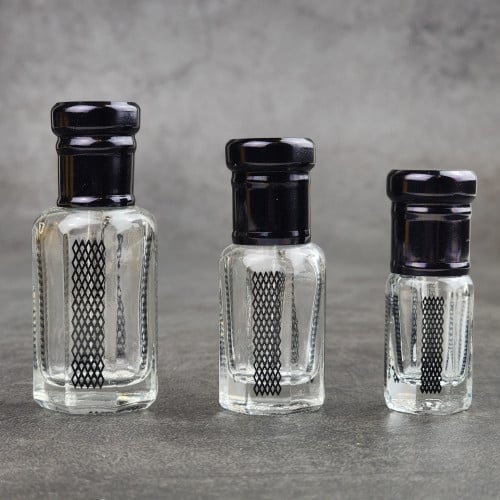 عبوات ميل زجاجي أسود