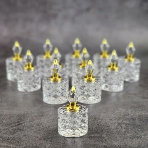 درزن كريستال ربع تولة ( 12 قطعة )