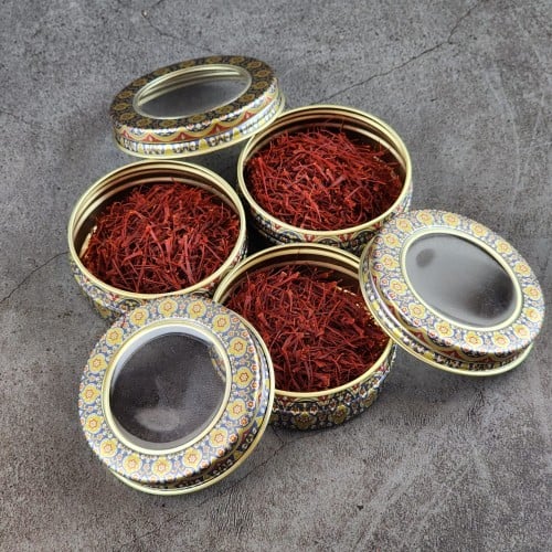 6 جرام زعفران مقسم على 3 علب