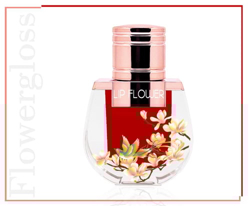 غلوس شفاه نباتي فاخر بنقاء زهرة المجد