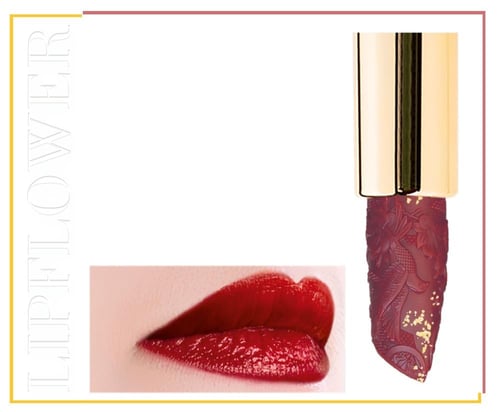 احمر شفاه بجزيئات الذهب عيار 24