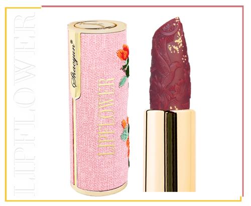 احمر شفاه بجزيئات الذهب عيار 24