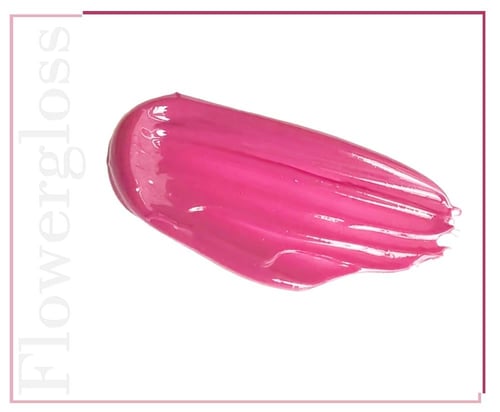 غلوس زهرة الأوركيد مع مسحوق اللؤلؤ