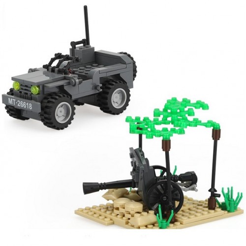 تركيب القطع - شاحنة الدفاع العسكرية