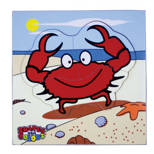 تركيب خشبي - سلطعون البحر