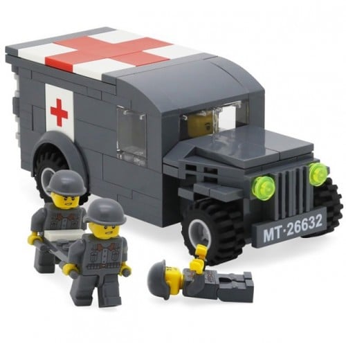 تركيب القطع - سيارة الإسعاف العسكرية