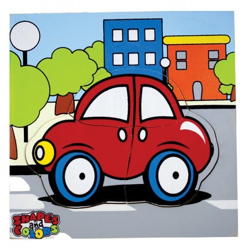 تركيب خشبي - شكل السيارة