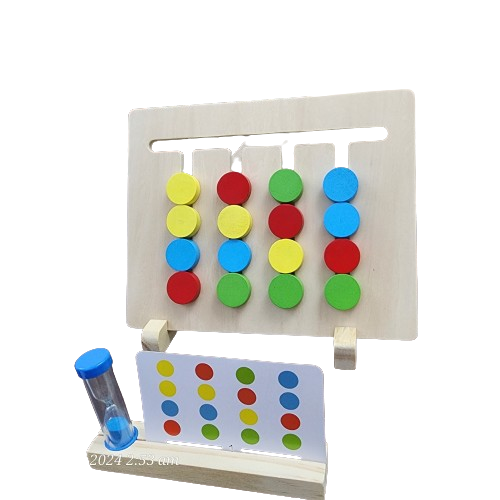 مطابقة البطاقات الخشبية