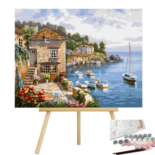 رسم اللوحة بالأرقام - المرسى