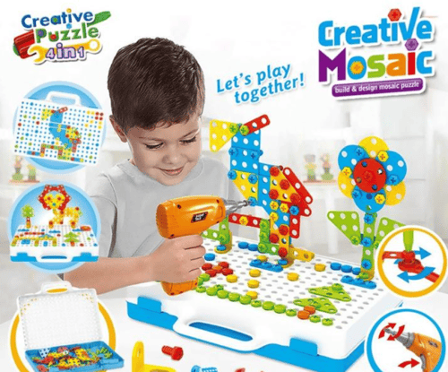 لعبة الموزاييك الإبداعي مع المثقاب الكهربائي – 240...
