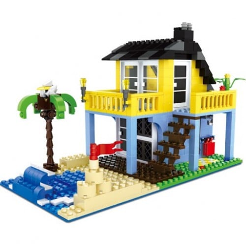 تركيب القطع - بيت الشاطئ