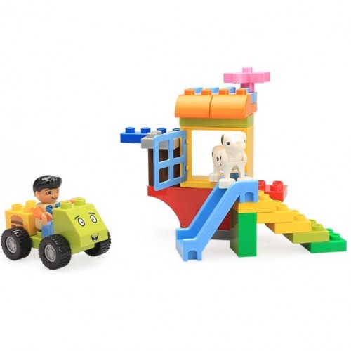 لعبة التركيب - بناء الملاهي