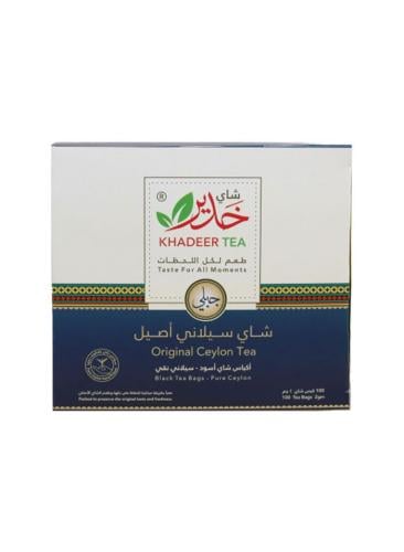 شاي خدير جبلي - شاي سيلاني أصيل 100 كيس شاي