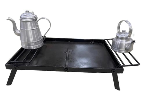 منقل الفراسه المطور مع شعال غاز 60*40سم و2شبك جانب...