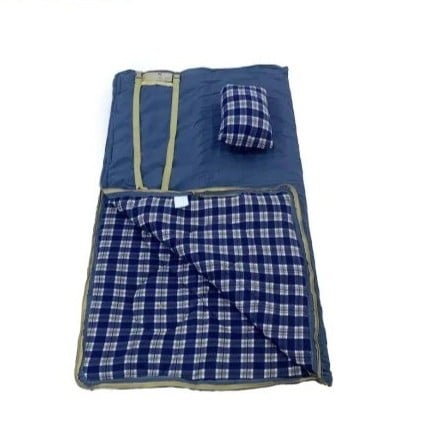 فراش رحلات وذف ازرق بطانيه110*220سم