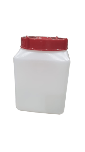 برطمان مربع بلاستيك غطاء ملون2لترمع جراب باكستاني...