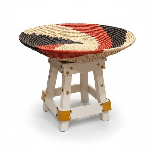 صحن خسف بقاعدة خشب