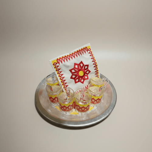 طقم شاي غضار