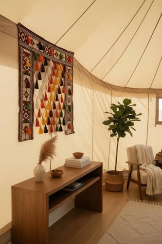 ستارة تراثي عسيري 150X150CM