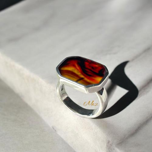 Royal ring with فاتوران stone, German model (SD-S), size 5