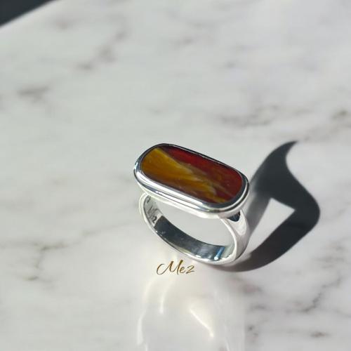 Royal ring, فاتوران stone, German model (Ms-g1-17), size 7