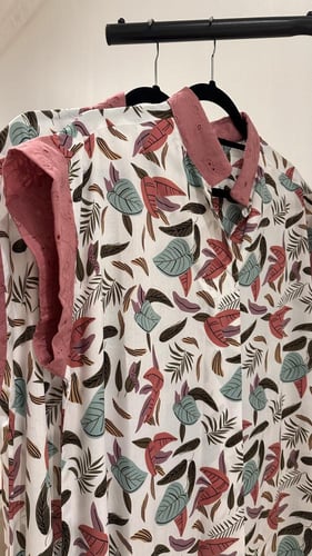 دراعة خفيفه قماش قطن مع فيسكوز