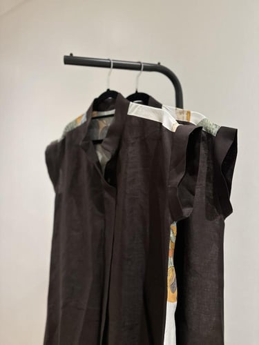 دراعة خفيفه قماش لينين مع قطن