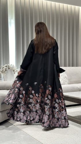 عباية تفته مع رسم طباعه