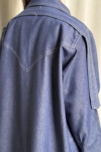 عباية دينيم كحلي