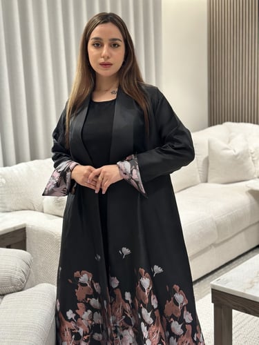 عباية تفته مع رسم طباعه