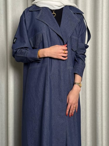 عباية دينيم كحلي