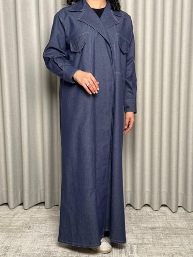 عباية دينيم كحلي