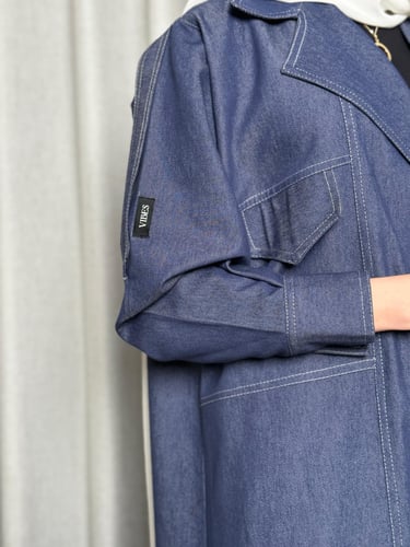 عباية دينيم كحلي