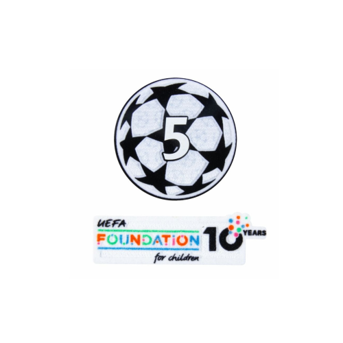 اضافة شعار دوري الابطال ال 5 الجديد ( مقاسات رجالي...