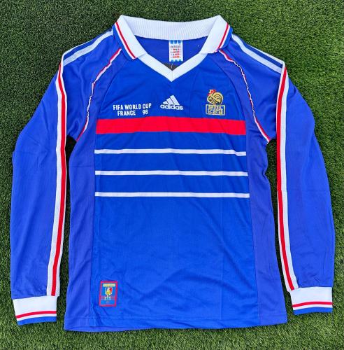 تيشيرت منتخب فرنسا كلاسيك كم طويل 1998