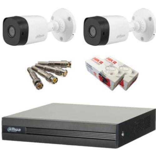 داهوا 2 كاميرا HD بدقة 2 ميجا شامل التركيب