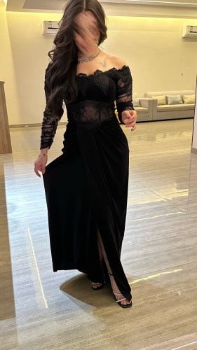 فستان اسود