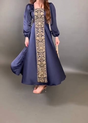 جلابيه مطرزه برباط عالخصر