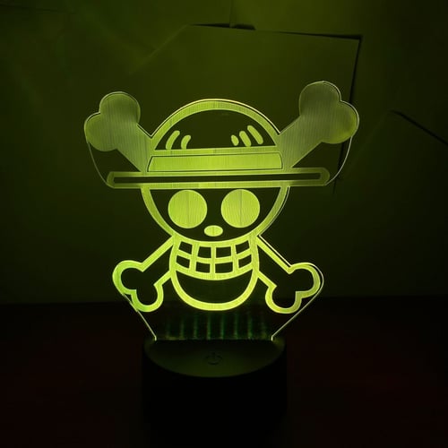 إنارة ليلية ون بيس (بدون ريموت)