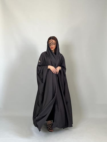 حرير بشت رمادي