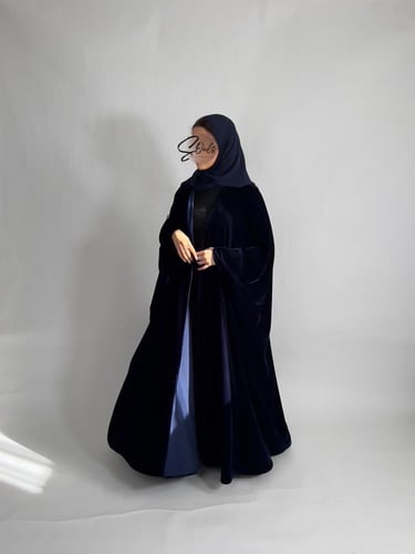 بشت مخمل كحلي