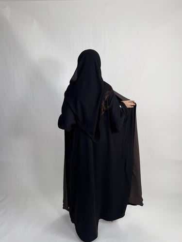 دبل فيس ( بني غامق - أسود )