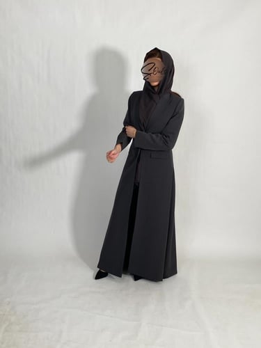 بليزر رسمي رمادي غامق