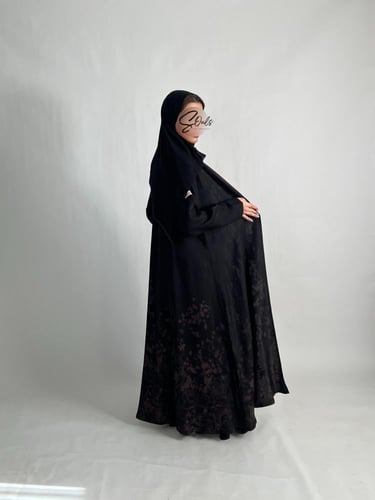 دبل فيس مشجر (بني غامق - أسود)