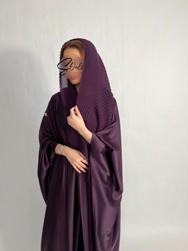 حرير بشت ليلكي