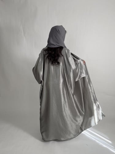 عبايه كاجوال تيفاني فاتح